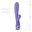 Вібратор-кролик EasyToys Good Vibes Only Fane 22 см фіолетовий - мініатюра 4
