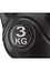 Гиря вінілова Gymtek 3кг чорний - мініатюра 7