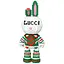 Конструктор Magic Blocks Зайчик Bearbrick зеленый на 3366 деталей (9090) - миниатюра 1