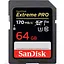 Карта памяти SanDisk 64 GB SDXC UHS-I U3 Extreme Pro SDSDXXY-064G-GN4IN - миниатюра 1