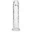 Фалоімітатор RealRock Crystal Clear Realistic Dildo 7'' 20 см прозорий - мініатюра 1