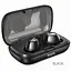 Bluetooth стерео гарнітура Hoco ES52 з кейсом (Чорна) - мініатюра 5