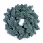Вінок новорічний різдвяний Hvoya Premium з литої хвої блакитний 45 см - мініатюра 1