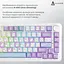 Клавиатура игровая механическая Ajazz AK-820-Max Magnetic Switch USB RGB White - миниатюра 6