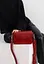 Жіноча шкіряна сумка Molly червона - мініатюра 3