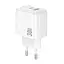 Сетевое зарядное устройство для Borofone BAS45A Potential PD30W+QC3. 0 charger(EU) белый - миниатюра 1