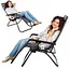 Набір шезлонгів SpringFun 2 шт. розкладні садові крісла Zero Gravity - мініатюра 5