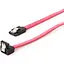 Кабель Cablexpert SATA III 0.1m із засувкою та кутовим роз'ємом (CC-SATAM-DATA90-0.1M) - мініатюра 1