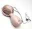 Портативный ручной вентилятор Handy Mini Fan JX-998 на аккумуляторе с ручкой мини ветродуйка 2,5Вт Pink - миниатюра 3