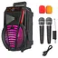 Портативная колонка Big PREDATOR-XR12 75W, USM/MP3/FM/Bluetooth + 2 микрофона караоке - миниатюра 1