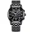 Часы мужские наручные Poedagar Magnat Steel (Черный) - миниатюра 1