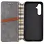 Кожаный чехол-книжка Getman Cubic (PU) для Samsung Galaxy A16 4G/5G Серый - миниатюра 4
