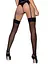 Чулки под пояс Obsessive S800 S/M черный - миниатюра 5
