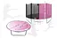 Батут із внутрішньою сіткою THUNDER OUTSIDE PRO 10FT 305 см Black/Pink - мініатюра 2