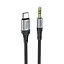 Кабель переходник USB-C - 3.5 - Hoco UPA26 Fresh digital audio conversion cable Type-C - миниатюра 1