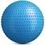 Фитбол массажный Hop-Sport 65см голубой + насос - миниатюра 1