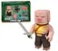 Набор фигурок Minecraft Пиглин со световыми эффектами и другие персонажи (330-5-1) - миниатюра 3