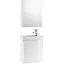 Комплект тумба з умивальником + дзеркальна шафа Roca Mini 45 см білий A855866806 - мініатюра 1