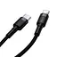 Кабель Baseus Cafule Cable Type-C to iP PD 20W 1m Gray+Black - мініатюра 6