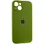 Чохол Epik Silicone Case Full Camera Protective AA для Apple iPhone 15 Plus 6.7 Зелений/Dark Olive - мініатюра 2