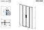 Душові двері Radaway Idea DWD 150 см 387125-01-01 - мініатюра 3