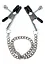 Затискачі для сосків California Exotic Novelties Bull Nose Nipple Clamps 267 см сріблястий - мініатюра 2