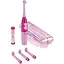 Електрична дитяча зубна щітка Nevadent NKZ 3 A1 Pink + пісочний годинник + насадки + футляр + наклейки - мініатюра 1
