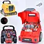 Детский автотренажер "Юный автомеханик" A001-1-2 с набором инструментов (59 деталей), звук, свет, красный - миниатюра 3