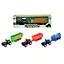 Трактор металлический, 836B-030A, 20 см, масштаб 1:64, с прицепом (В ассортименте) - миниатюра 2