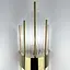 Роскошное настенное бра со стеклянными и металлическими трубочками Line F WM 222/2 GD - миниатюра 5