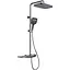 Душова система з термостатом Mixxus Premium Space-009-J 3 режими graphite MI6542, Графіт - мініатюра 1