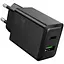 МЗП Hoco N71 Nuevo PD30W+QC3.0 (1USB-A/1C) Black - мініатюра 2