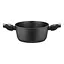 Кастрюля Ardesto Gemini Bari со стеклянной крышкой 3.9 л 24 см алюминий черный (AR1939AC) - миниатюра 5