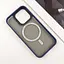 Чохол TPU+PC Blueo Skin Friendly Frosted with MagSafe для Apple iPhone 15 Pro Max 6.7 Синій - мініатюра 6