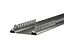Карниз алюмінієвий стельовий посилений дворядний широкий, Техно 15.2 Сталевий Сірий, Преміум 325 см - мініатюра 3