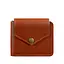 Кожаное портмоне 4.2 на кнопке светло-коричневое. - миниатюра 7