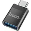 Адаптер Hoco UA17 Type-C male to USB female USB 3.0 adapter Черный - миниатюра 1