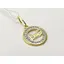 Золота підвіска Столична Ювелірна Фабрика з фіанітами. 423224Ж - мініатюра 2