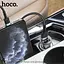 Адаптер автомобільний HOCO DZ3 2 USB car charger + кабель Lightning прозоро чорний - мініатюра 7