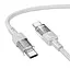 USB кабель Hoco U129 Type-C/Type-C PD60W 1 м - мініатюра 2