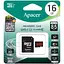 Карта памяти Apacer microSDHC 16GB Class 10 UHS-I R-85MB/s +SD-адаптер - миниатюра 2