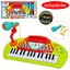 Детское игровое пианино Infunbebe LML7710(Red) с микрофоном - миниатюра 4