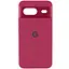Чохол Silicone Cover Lakshmi Full Camera (AAA) with Logo для Google Pixel 8a Бордовий / Plum - мініатюра 1
