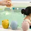 Набор силиконовых игрушек брызгалок Cheeks для купания 4 шт из пищевого силикона многофункциональный - миниатюра 4