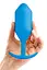 Анальна пробка B-Vibe Snug Plug 5, 16 см (блакитний) - мініатюра 3