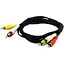 Кабель AV 3xRCA M-3xRCA M, 1.5 м - мініатюра 1