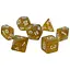 Набір кубиків Glitter 7 Dice Set - Gold , 7 шт. (g7dglit02) - мініатюра 1
