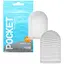 Мастурбатор Tenga Pocket Wave Line белый - миниатюра 1