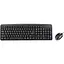 Комплект HQ-Tech KM-102 USB+PS/2 black - мініатюра 1