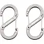 Брелоки-карабіни Munkees 3276 Forged S 6 mm x 60 mm Grey (1012-3276-GR) - мініатюра 1